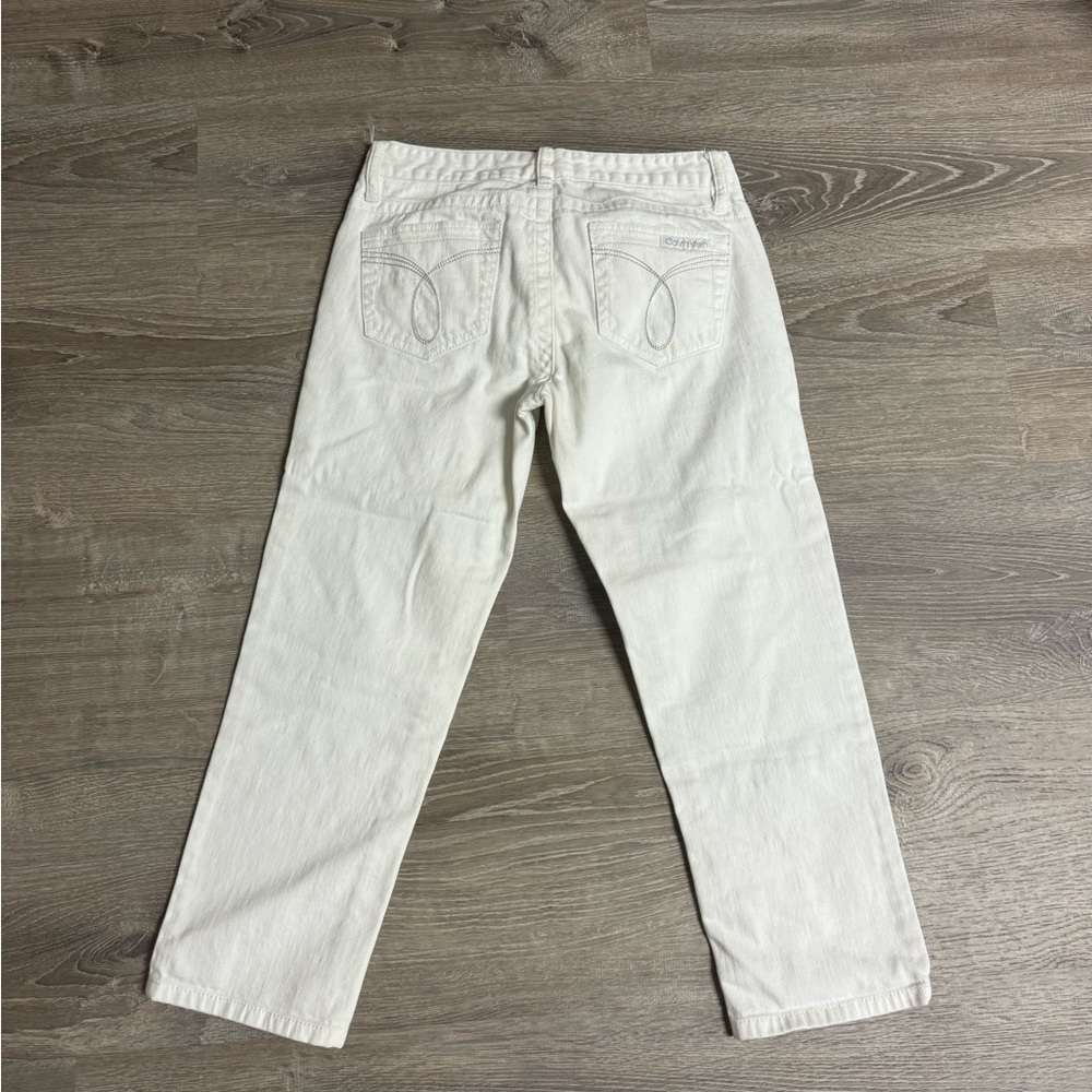 Calvin Klein white Jeans womens - Picture 2 of 5
